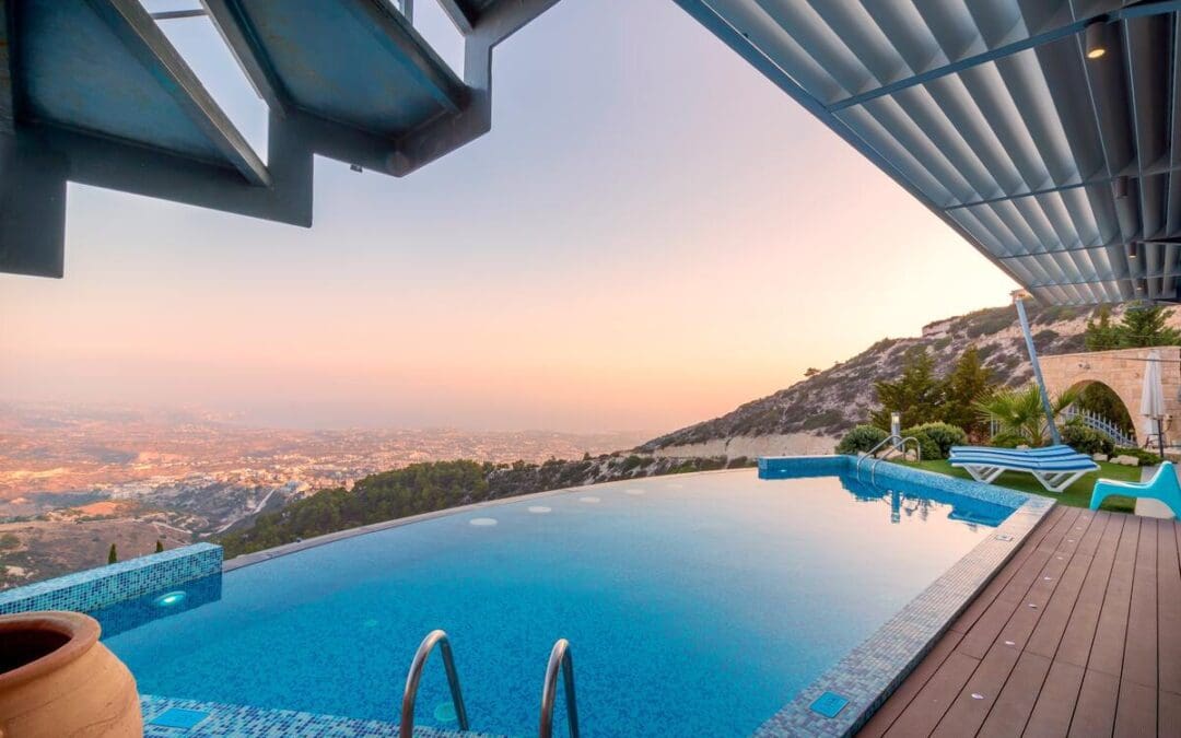 pool with overlooking view